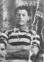 Alexander in 1908 tour team photograph - NZRL 75th Jubilee Programme.