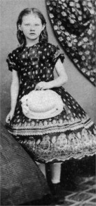 Elizabeth at about age 9 - Clark Family Collection.