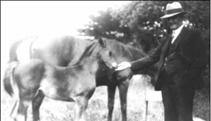 Joseph with foal - Hill Family collection.