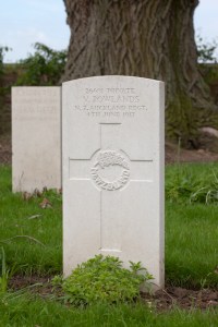 Vernon Rowlands Grave, Belgium.